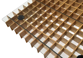 XL Kyoto Graphic Coffee Table by Gianfranco Frattini for Ghianda / Knoll, 1974